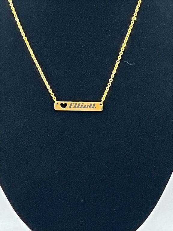 Personalized Gold Necklace Pet Keepsake Jewelry Pets Memories Forever 