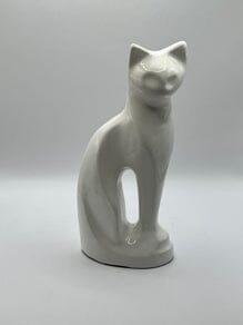 Elegant White Cat Urn All Cat Urns 20% Off Ceramic Cat Urn Pets Memories Forever 