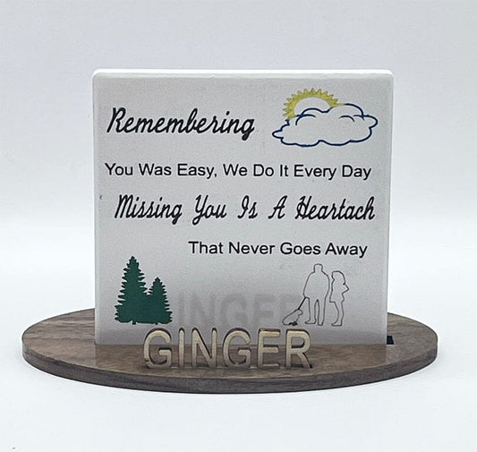 New Remembering Pet Loss Gift Pet Loss Plaque Personalized Pet Memory Gift Pet Loss Gift Pets Memories Forever 