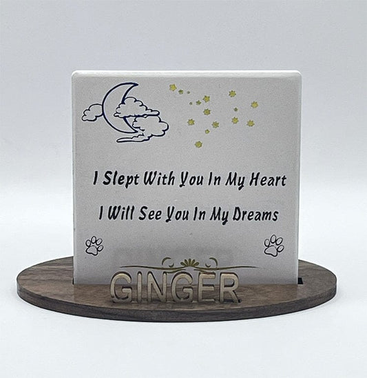 New See you In My Dreams Pet Loss Gift Pet Loss Plaque Personalized Pet Loss Gift Pets Memories Forever 
