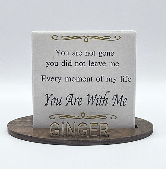 New You Are With Me Pet Loss Gift Pet Loss Plaque Personalized Pet Loss Gift Pets Memories Forever 