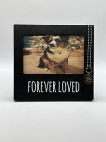 Pet Memorial Picture Frame "Forever Loved" Pet Memory Frame Pets Memories Forever 