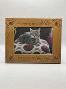 Pet Memorial Picture Frame You Were My Favorite Hello Pet Memory Frame Pets Memories Forever 