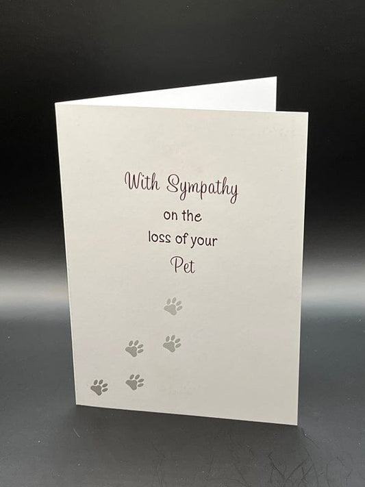 Sympathy On Loss Of Pet - Pet Sympathy Card Pet Sympathy Card Pets Memories Forever 
